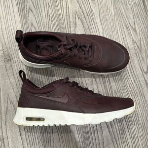 Nike Women's Shoes in burgundy and White